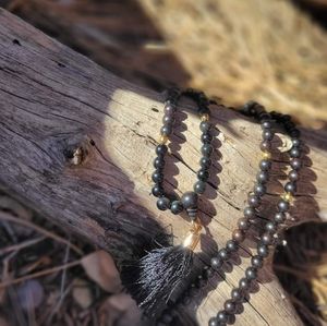 Ebony Obsidian Mala